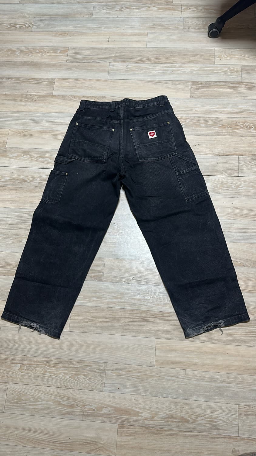 칼하트 내쉬 더블 니 팬츠 스미스 블랙 상품이미지4