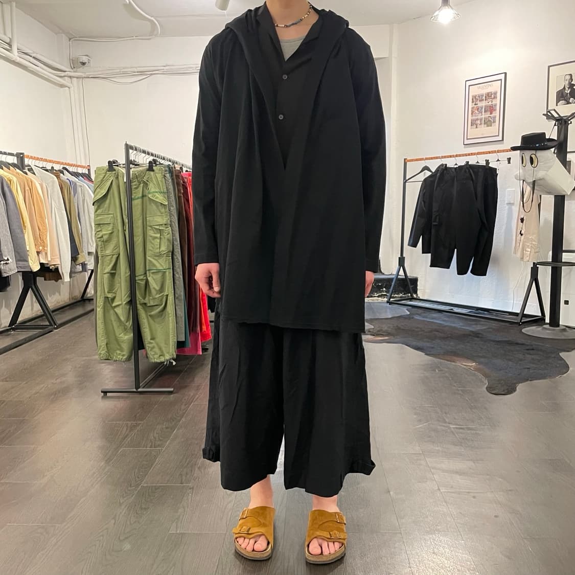 요지야마모토 후드 자켓 상품이미지4