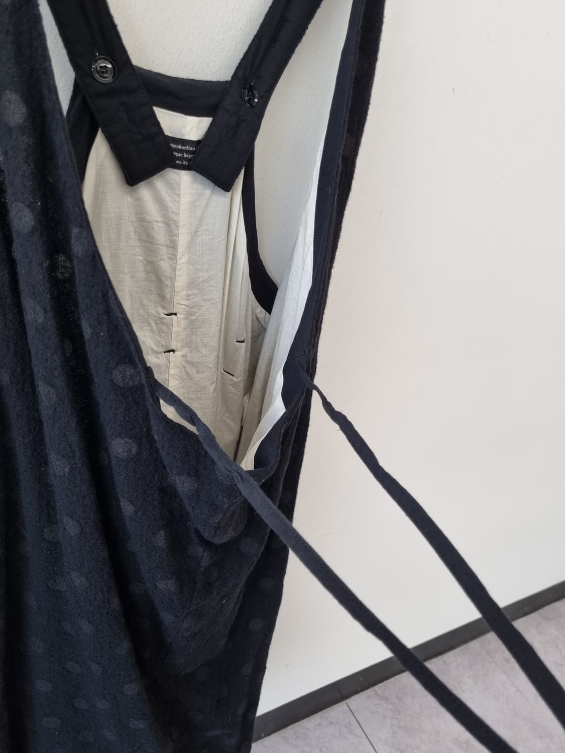 가먼트리프로덕션 블랙 도트 점프슈트 상품이미지3