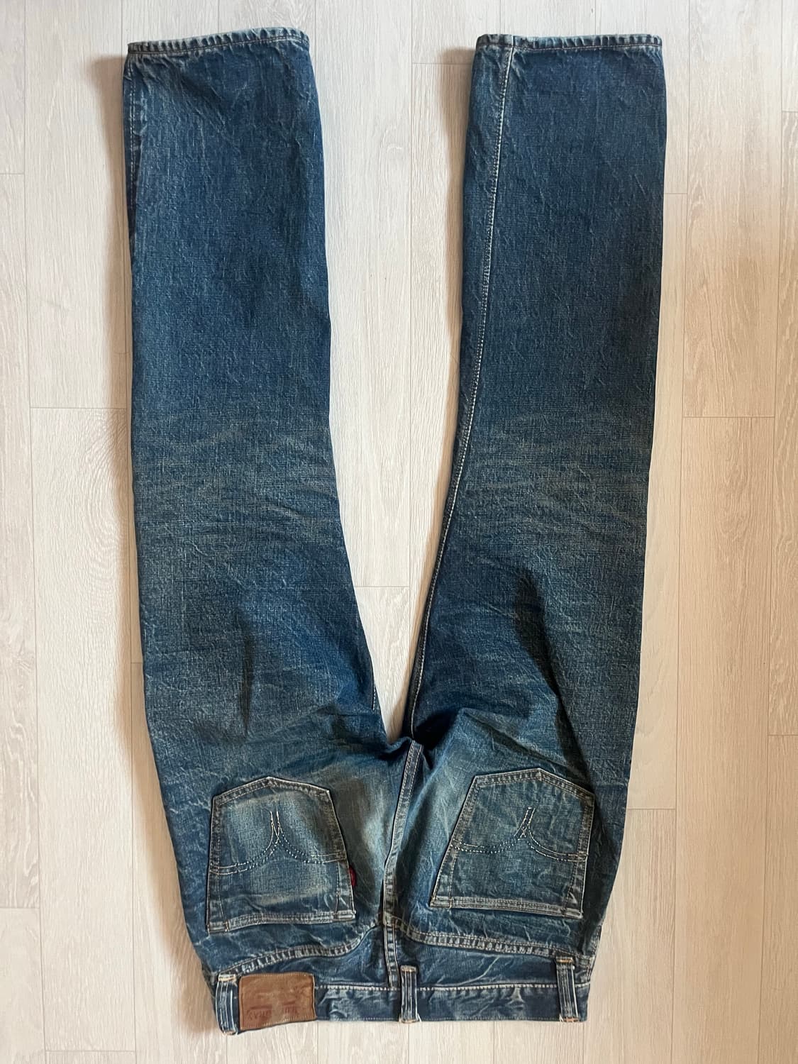 Warehouse blue & grey 웨어하우스 블루앤그레이 데님 팬츠 상품이미지4
