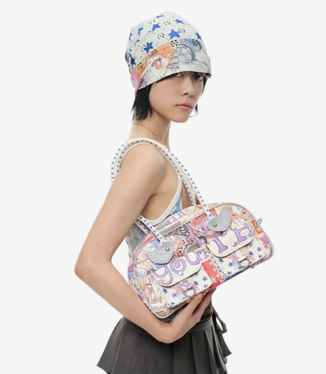 유쓰배쓰 그래픽 윙 숄더백 YOUTHBATH YB  X Oliwa 상품이미지3