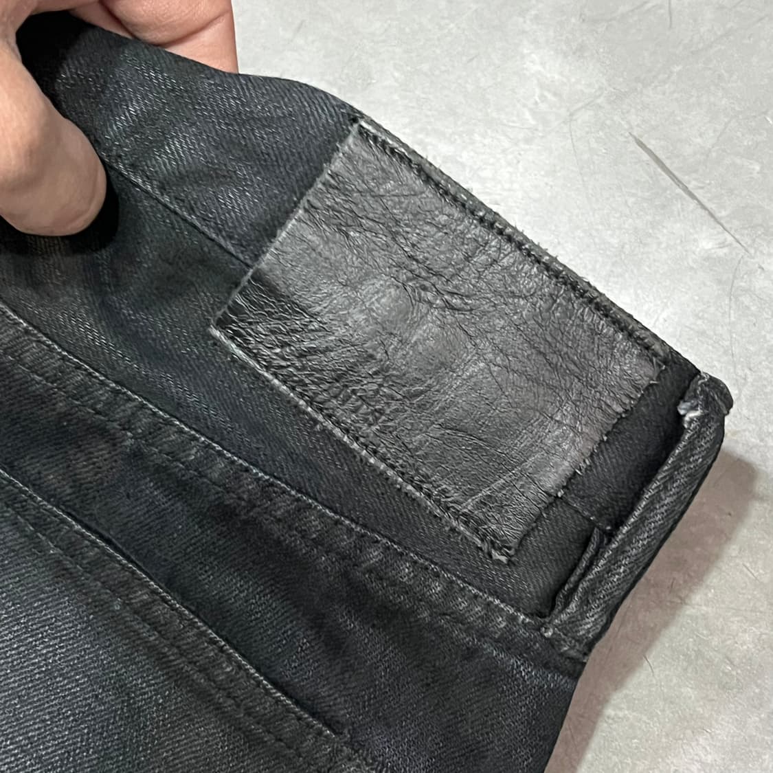  올세인츠 흑청 데님 팬츠 y15825 상품이미지5