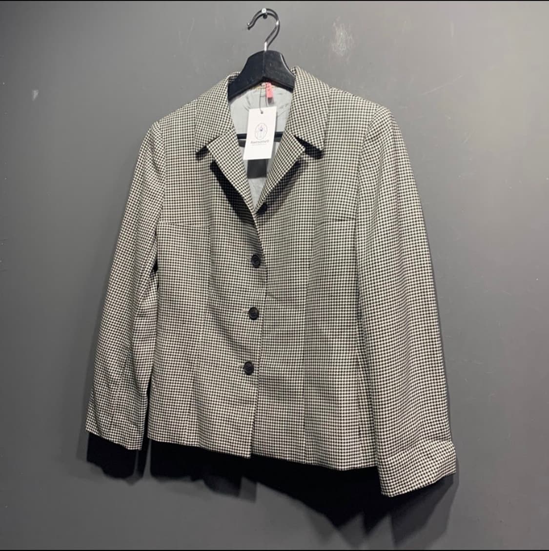 아쿠아 스큐텀 고방체크 블레이져 상품이미지3