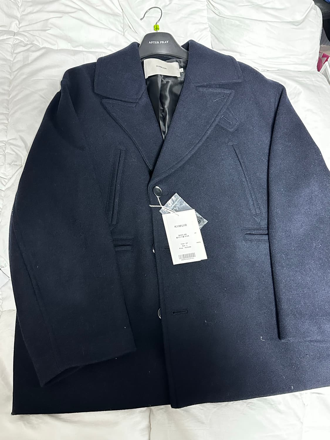 키뮤어 울리치 더블 피코트 네이비L 상품이미지1