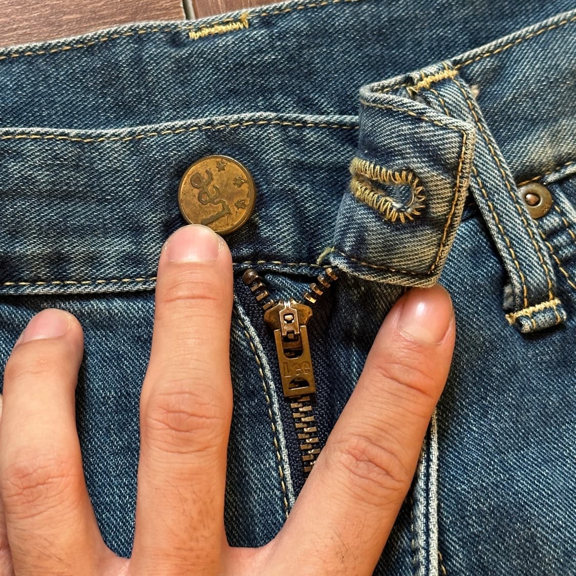 Lee baggy half denim pants 상품이미지7