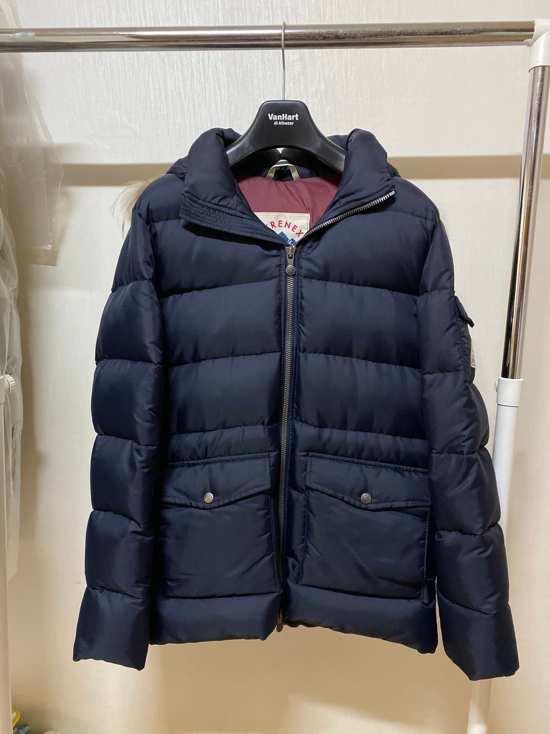 피레넥스 개버딘 패딩 네이비 m(100) 상품이미지1