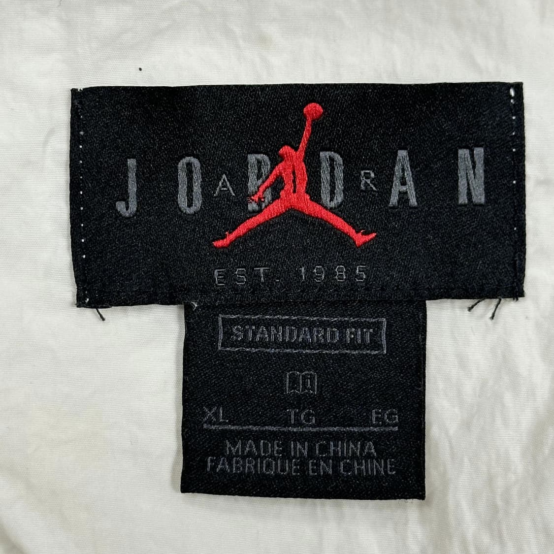 조던 점프맨 아노락 화이트 바람막이 웜업 (XL) 상품이미지6