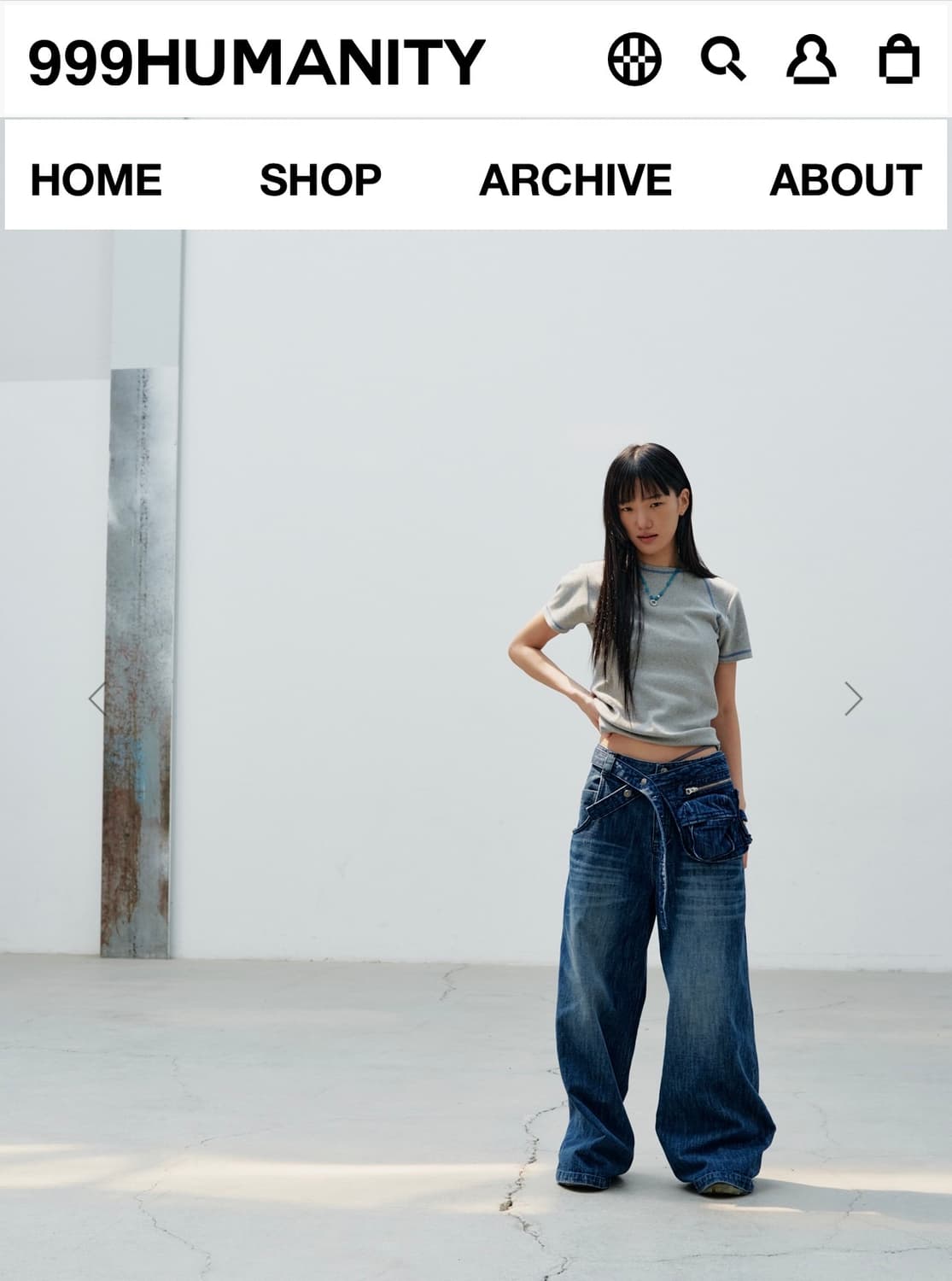 999휴머니티 colored stitch line short sleeve 상품이미지3