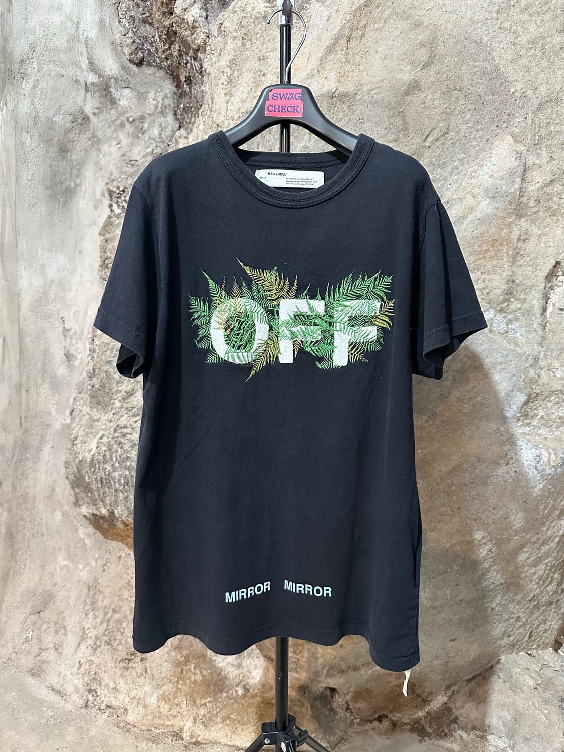 오프화이트 페르 자수 반팔 티셔츠 (버질컬렉션) 상품이미지1