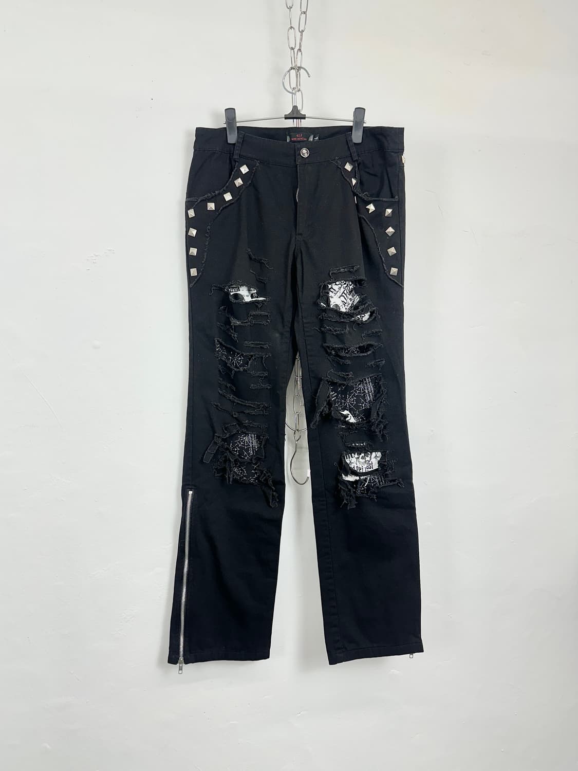 GLP Studded Distressed Punk Pants 상품이미지1