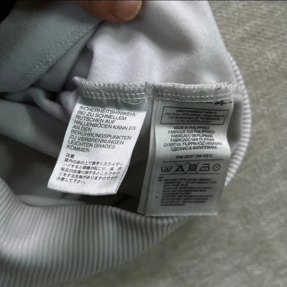 아디다스 파이어버드 흰검 트랙탑 져지 L 상품이미지5