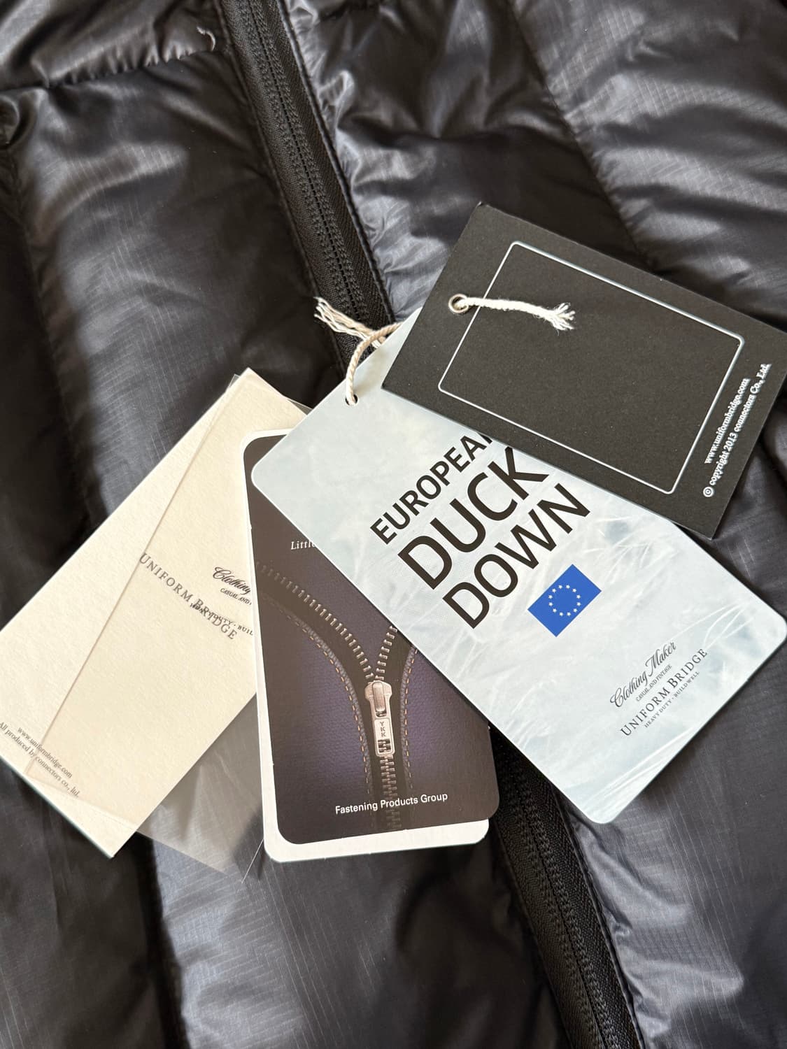 [M] 유니폼브릿지 유틸리티 덕다운 패딩 블랙 상품이미지2