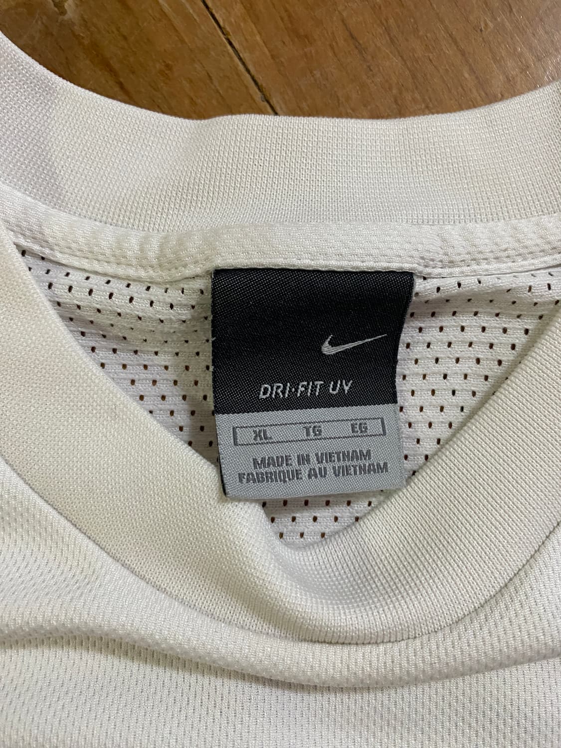 나이키 드라이핏 반팔 티셔츠 화이트 XL (105) 상품이미지2