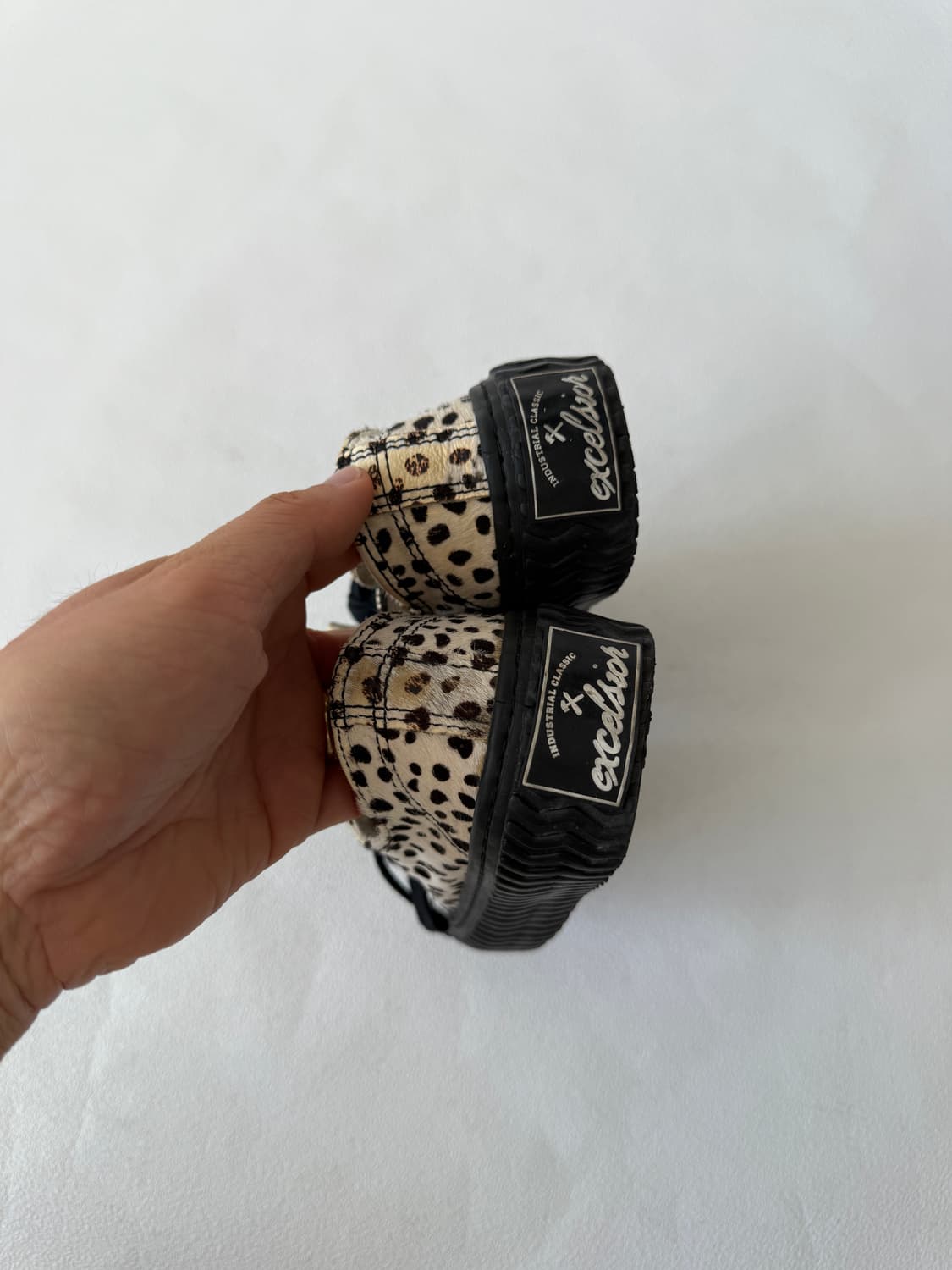 [220]엑셀시오르(excelsior) 호피 송치 캔버스 스니커즈 상품이미지8