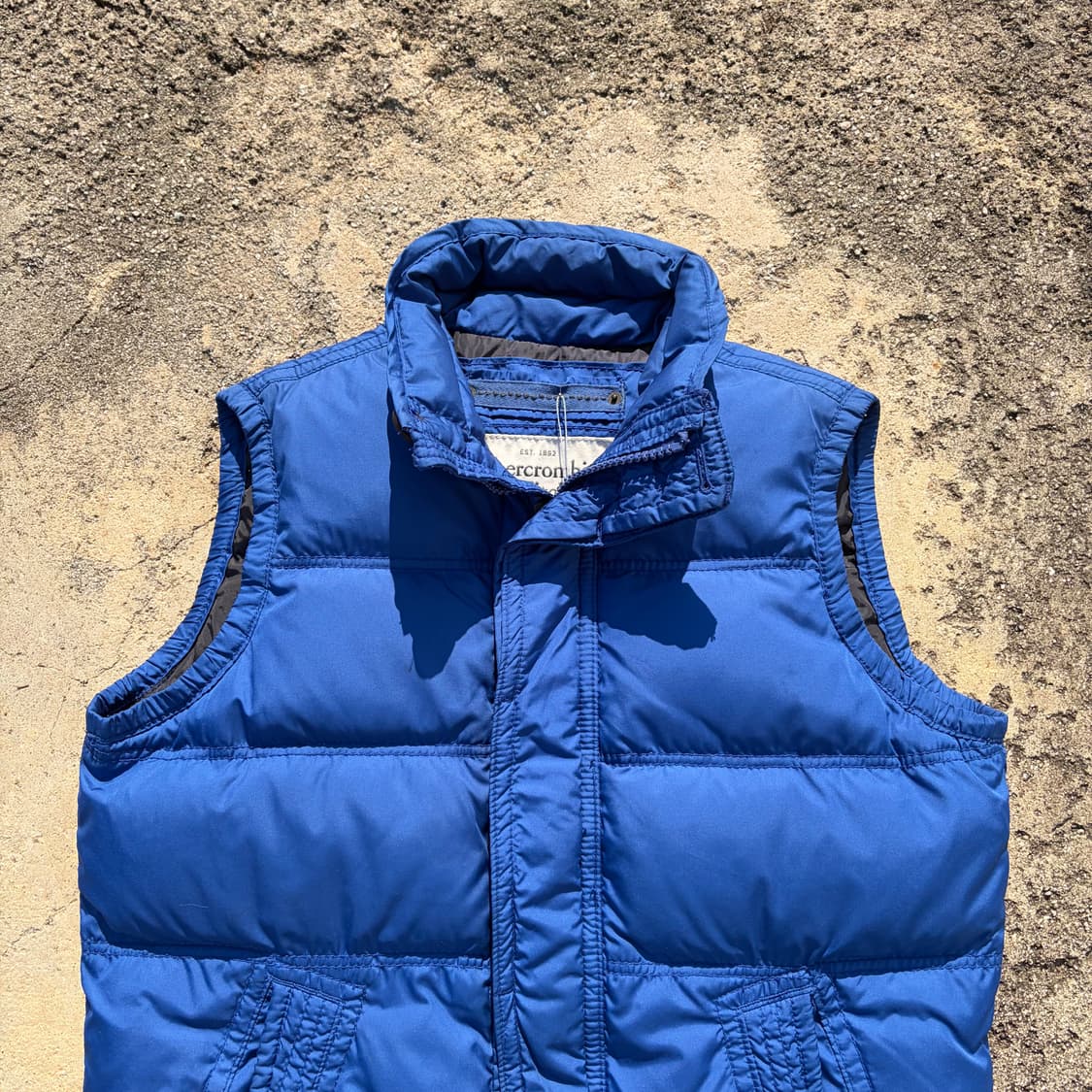 아베크롬비 빈티지 구스다운 베스트패딩 M 상품이미지4