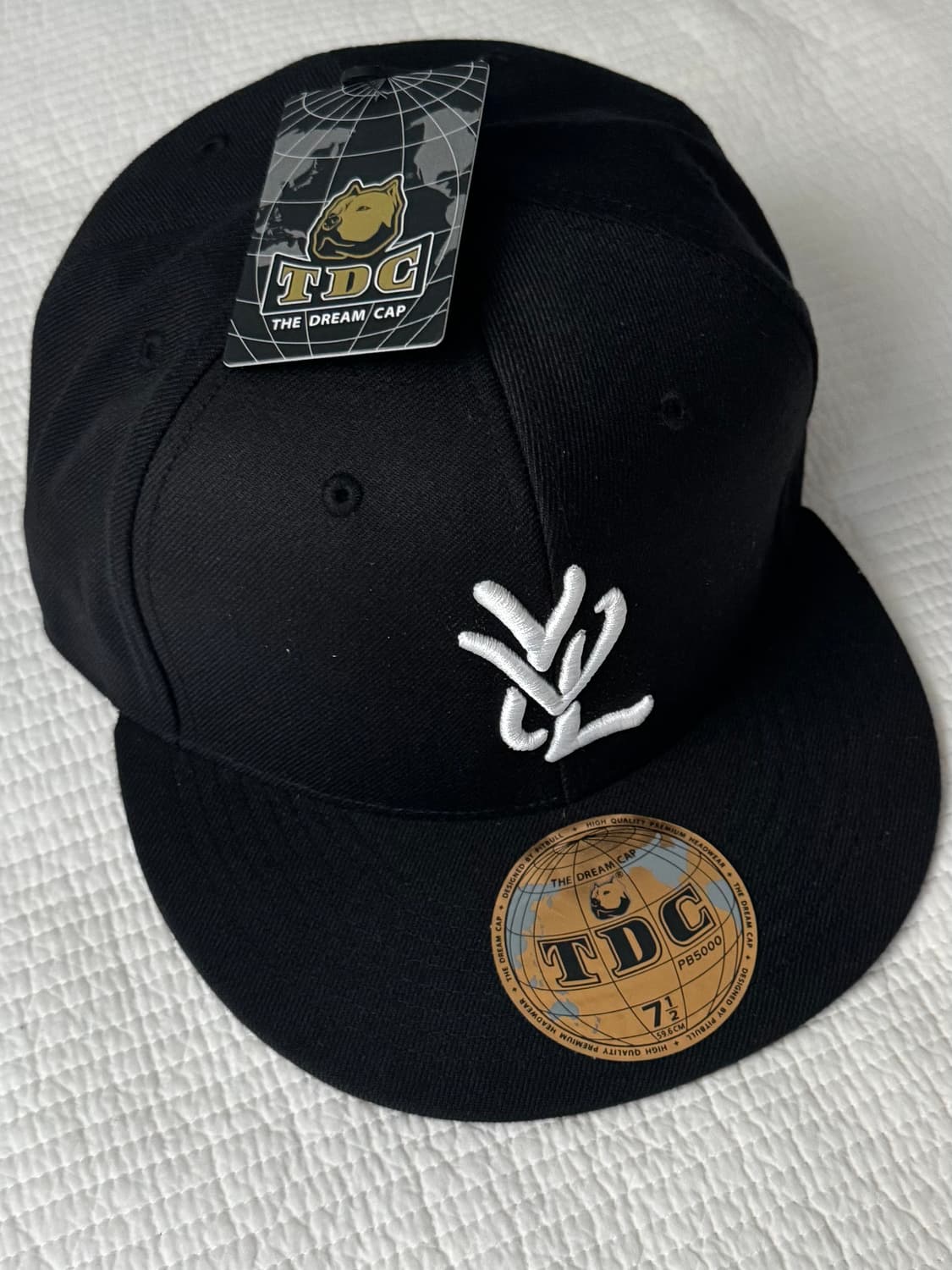 (새상품) YVL 모자 블랙 7 1/2 (59.6cm) 상품이미지2