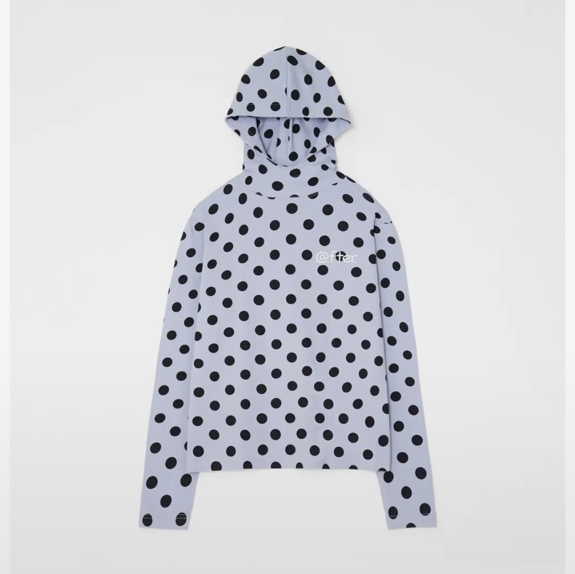 애프터누드 도트 후디(스카이) 상품이미지1