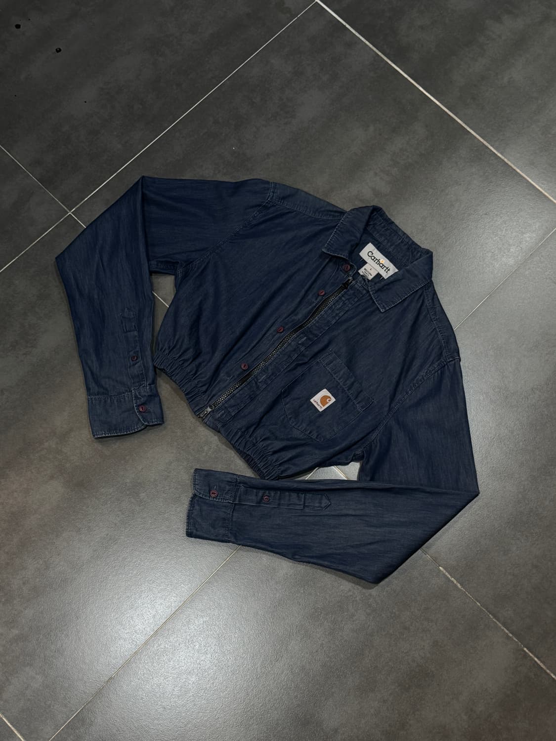CARHARTT 크롭 커스텀 집업 상품이미지1
