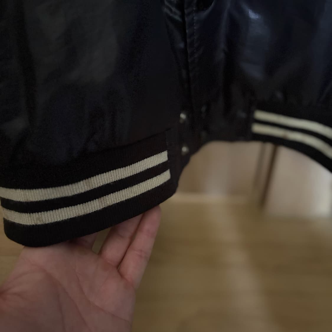 셀린느 나일론 봄버 테디 자켓 코쿤 L 상품이미지7