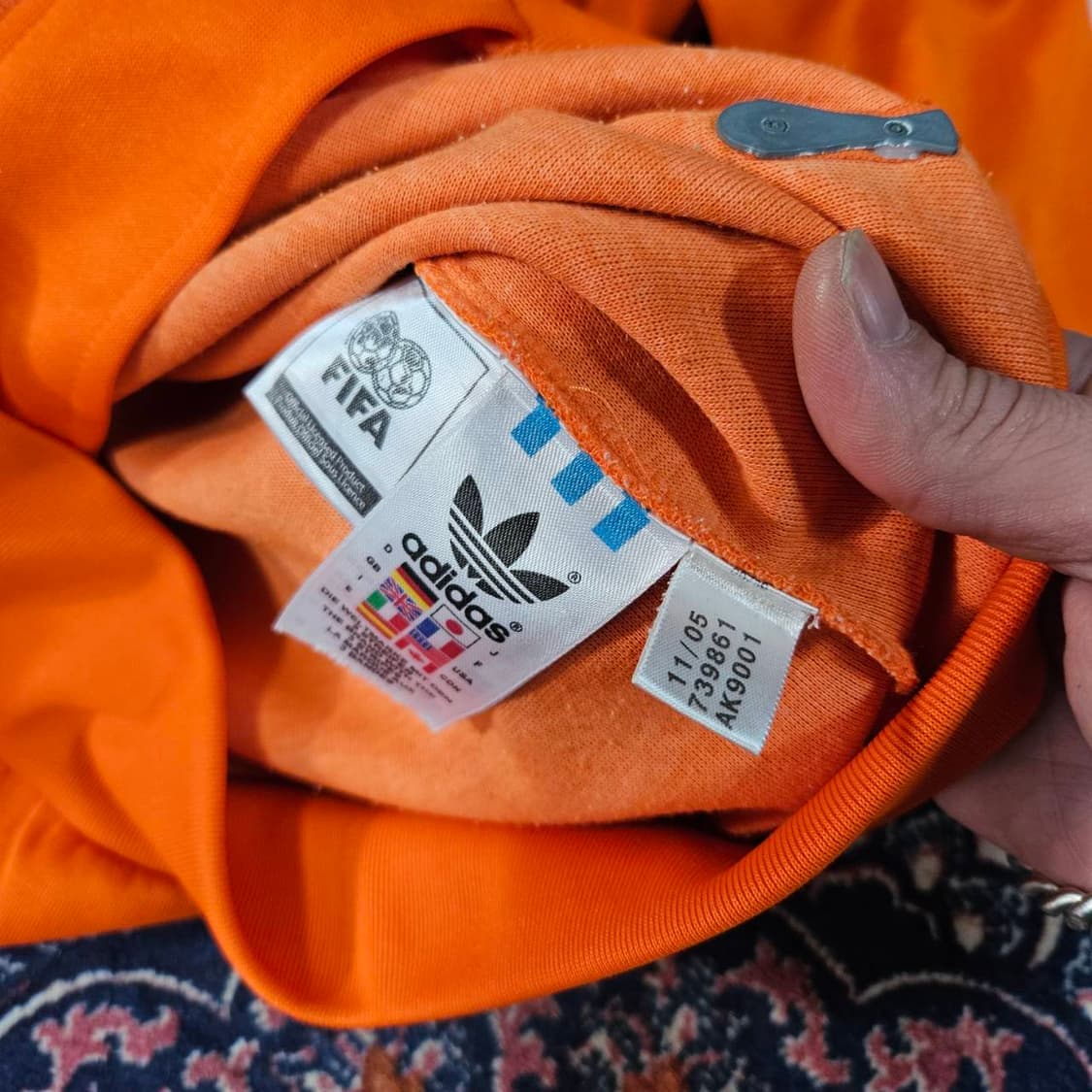 아디다스 x FIFA 올드스쿨 네덜란드 국대 트랙탑 저지 상품이미지7