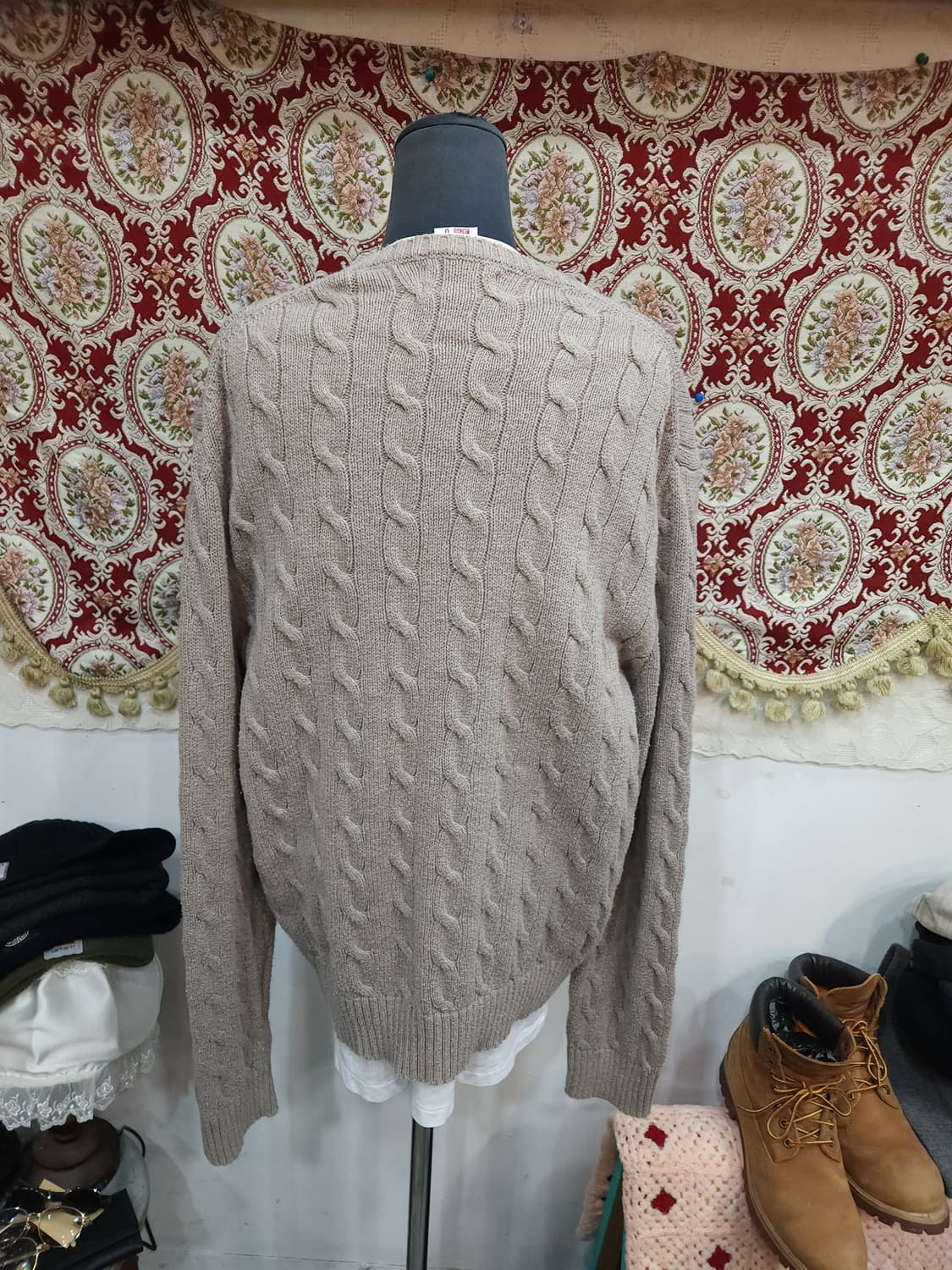 폴로 랄프로렌 베이지 꽈배기 코튼 니트

 상품이미지7