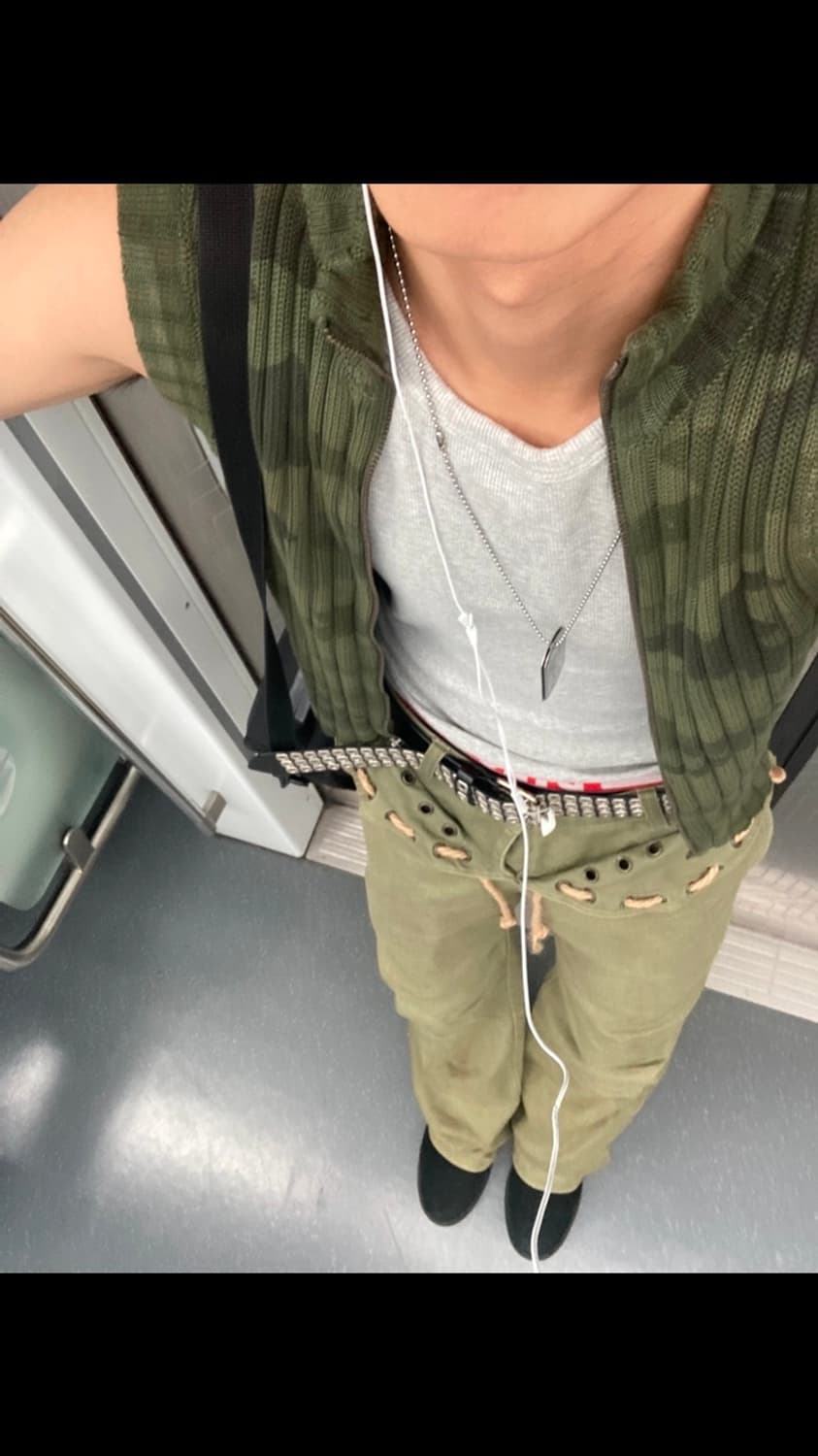 Jaded london 카모 vest 상품이미지3