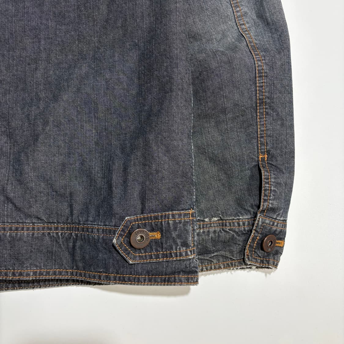 빈티지 워크 데님 배색 자켓 상품이미지6