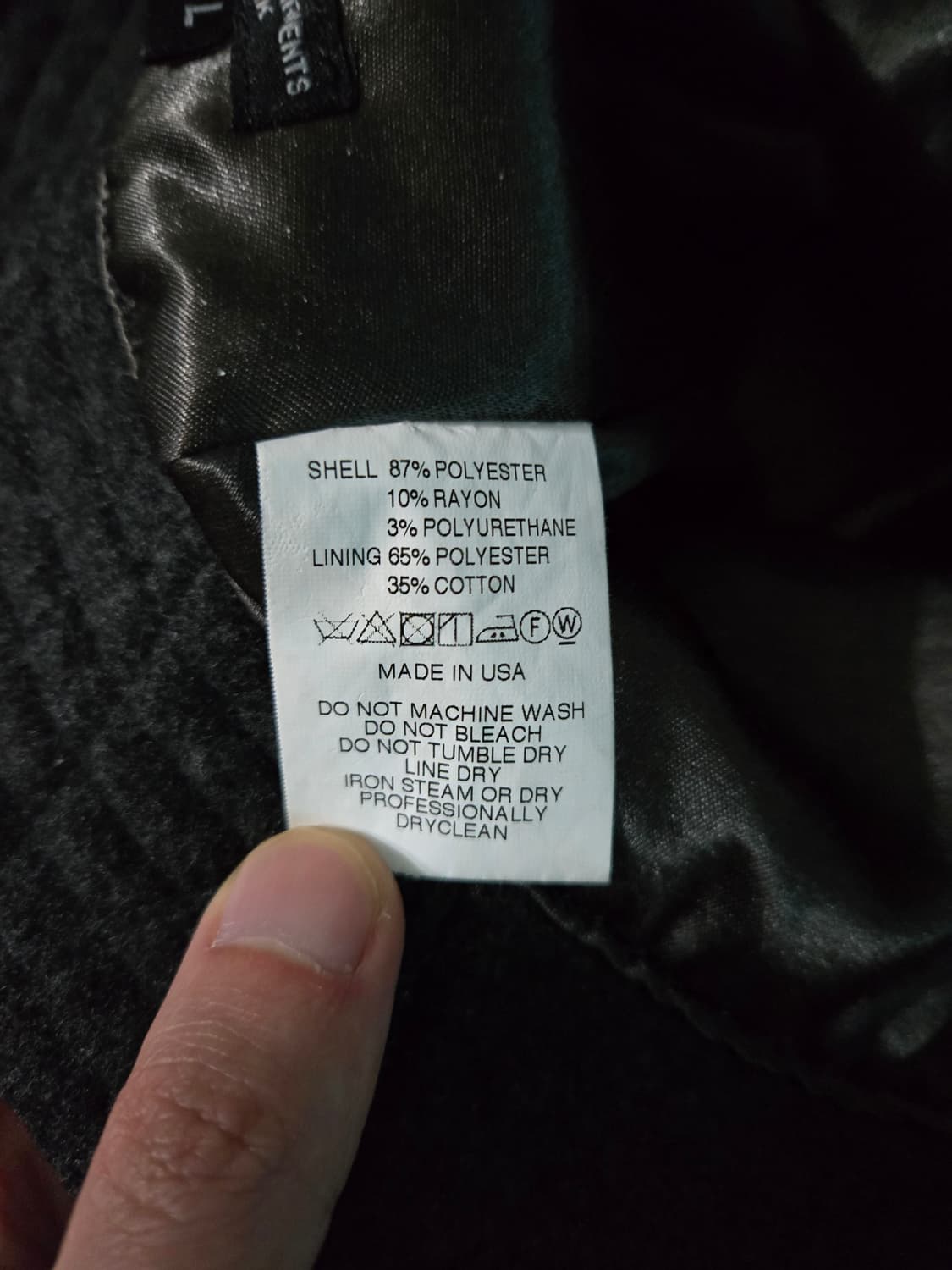 [L] 엔지니어드가먼츠 페이크울 버킷햇 상품이미지3