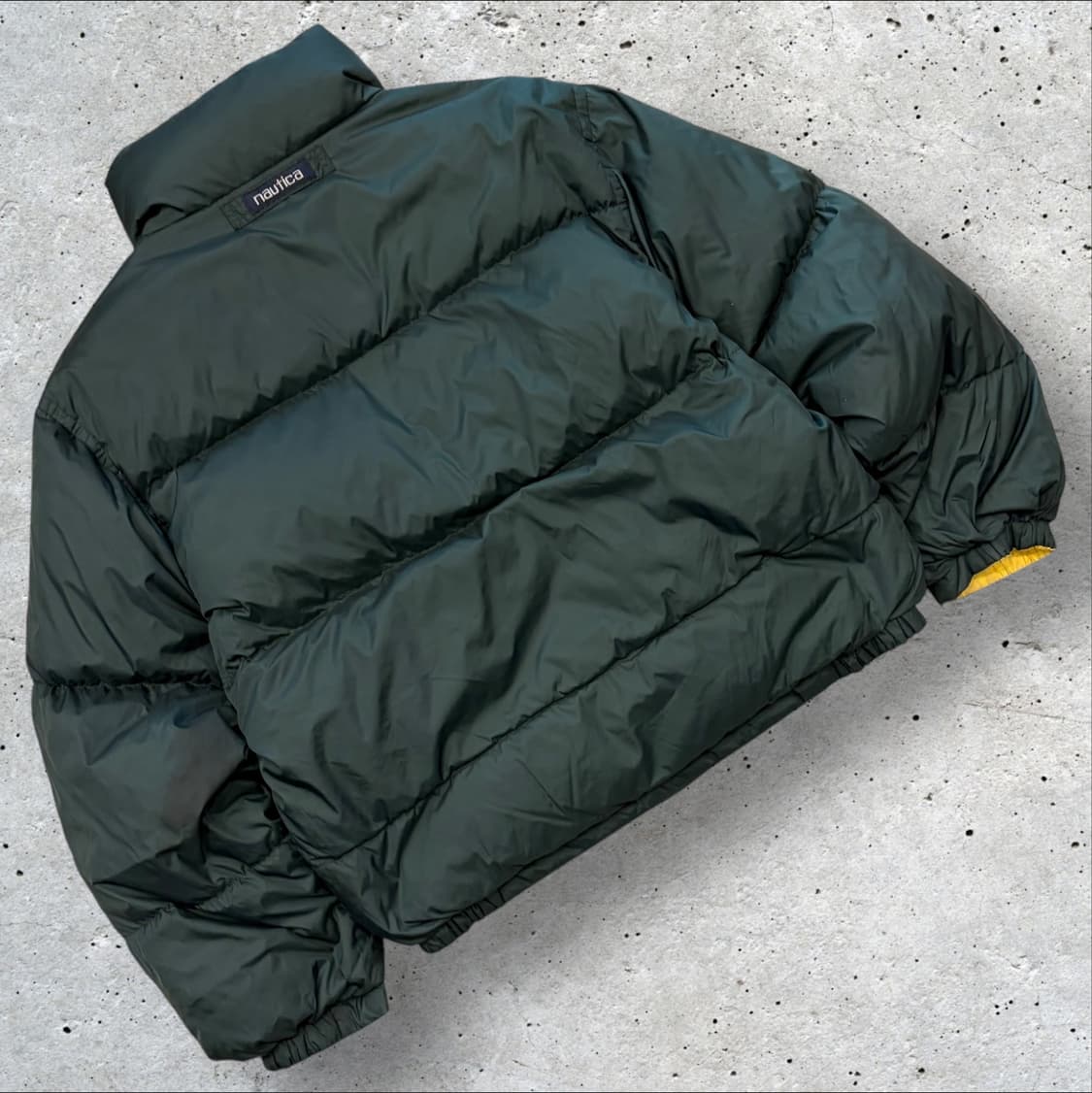 [S] 노티카 올드스쿨 리버시블 양면 컬러블록 패딩 자켓 B668 상품이미지4