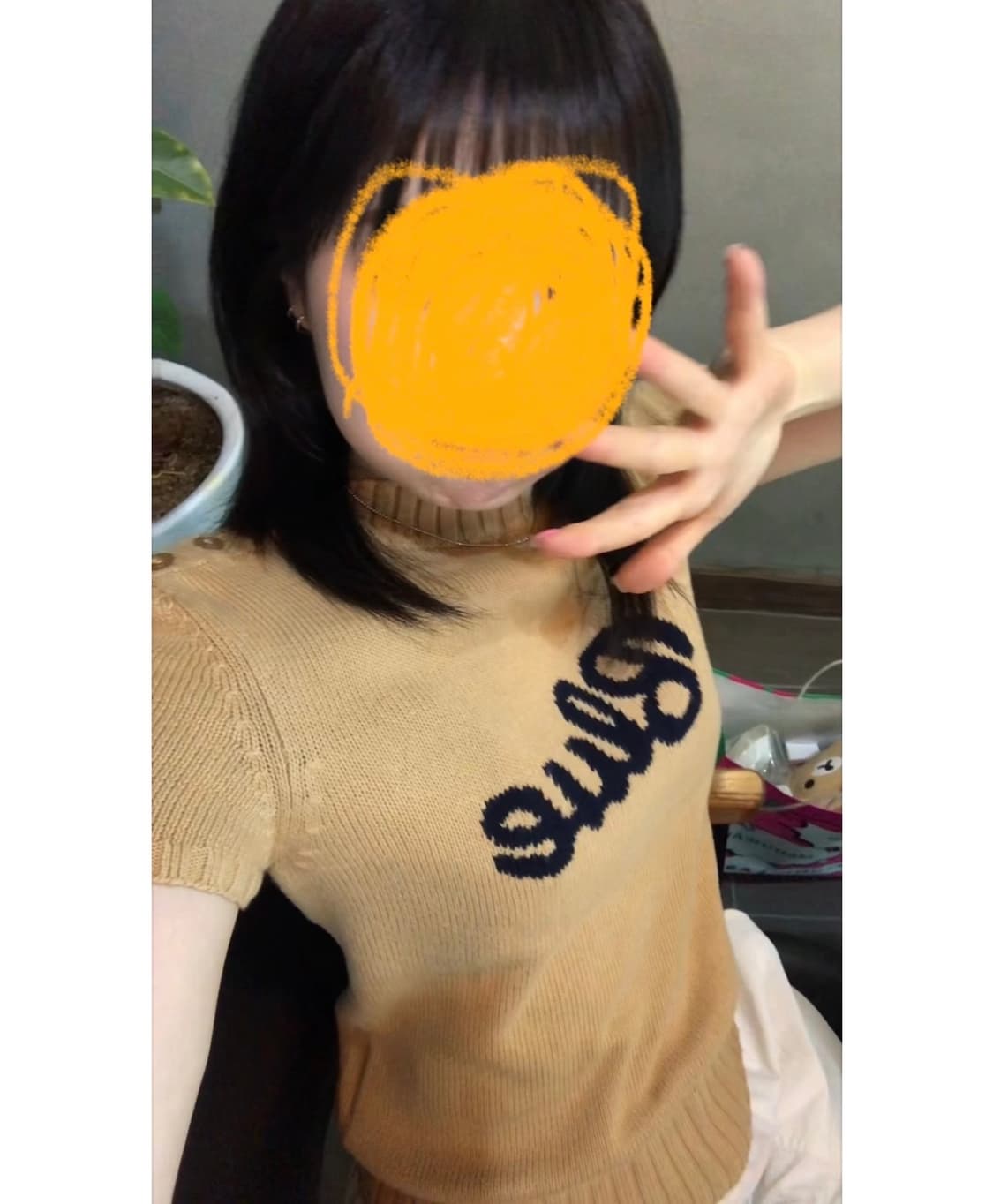 버버리 블루라벨  (빈티지) 반팔 니트 상품이미지2