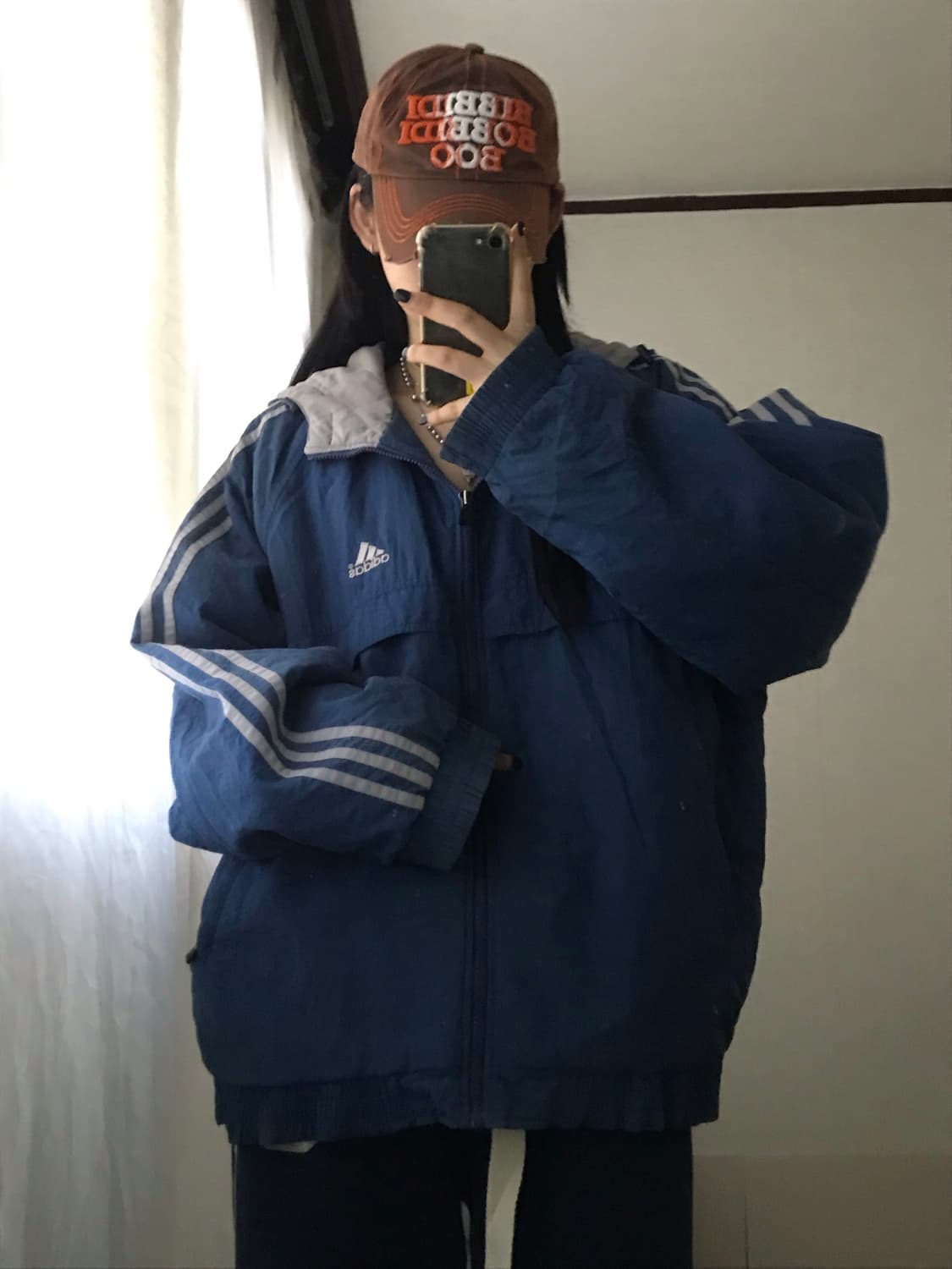 아디다스 90s 후드 누빔패딩 상품이미지1