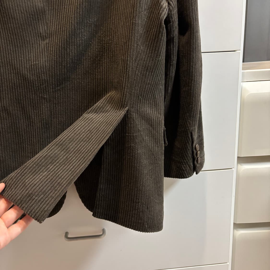발렌시아가 코듀로이 울 100% 브라운 자켓 상품이미지7