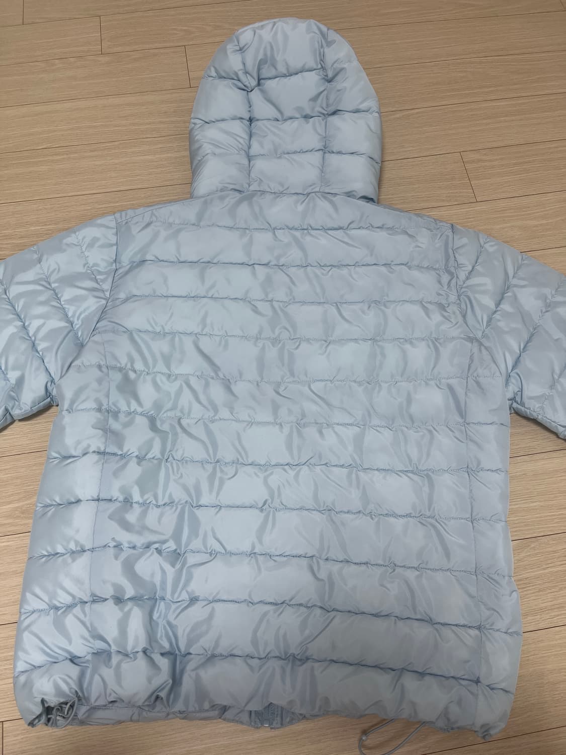 스파오 경량 패딩 스카이블루 L 상품이미지5