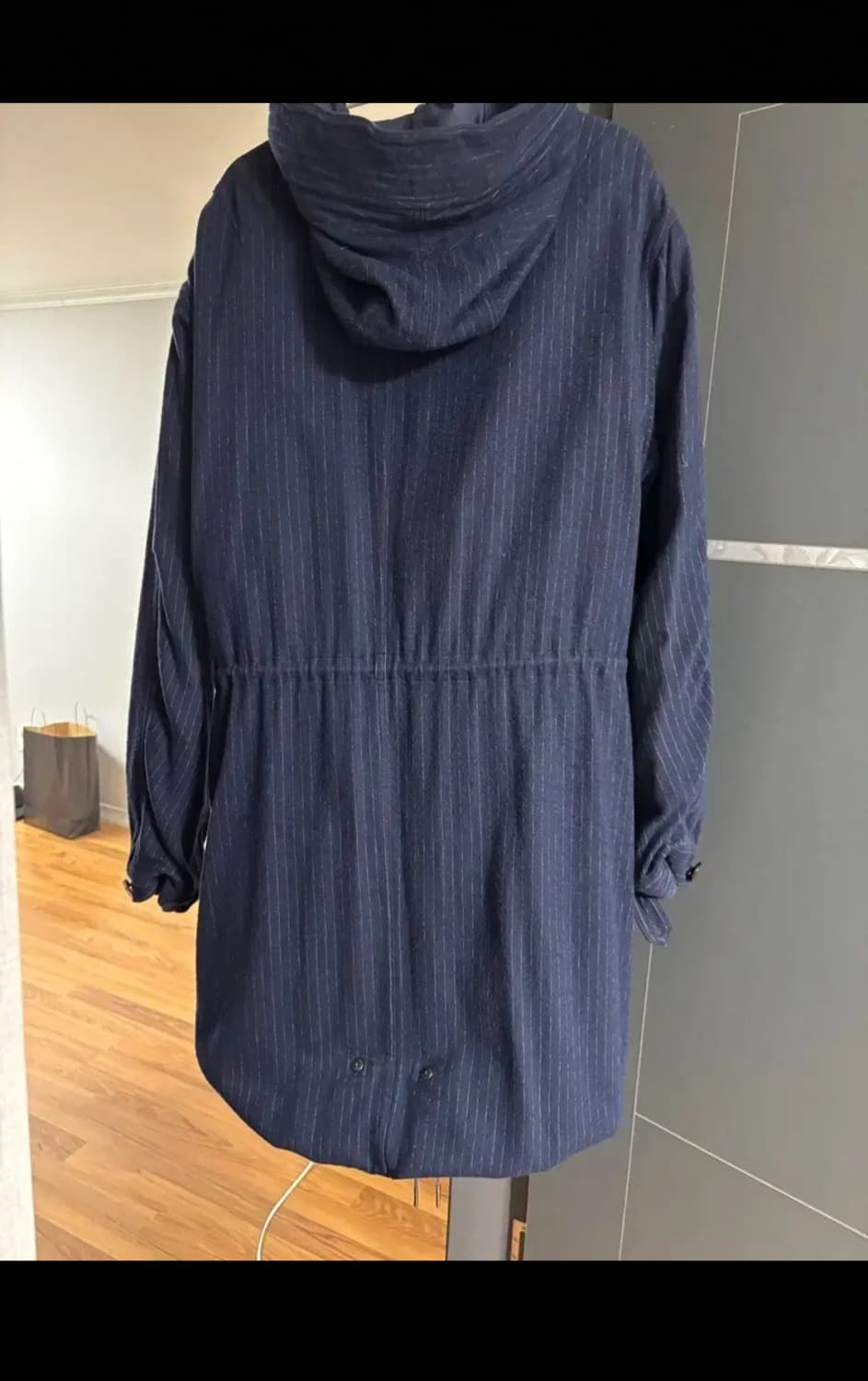 이스트로그 핀초크 네이비 m65 피시테일파카 M~L 상품이미지2