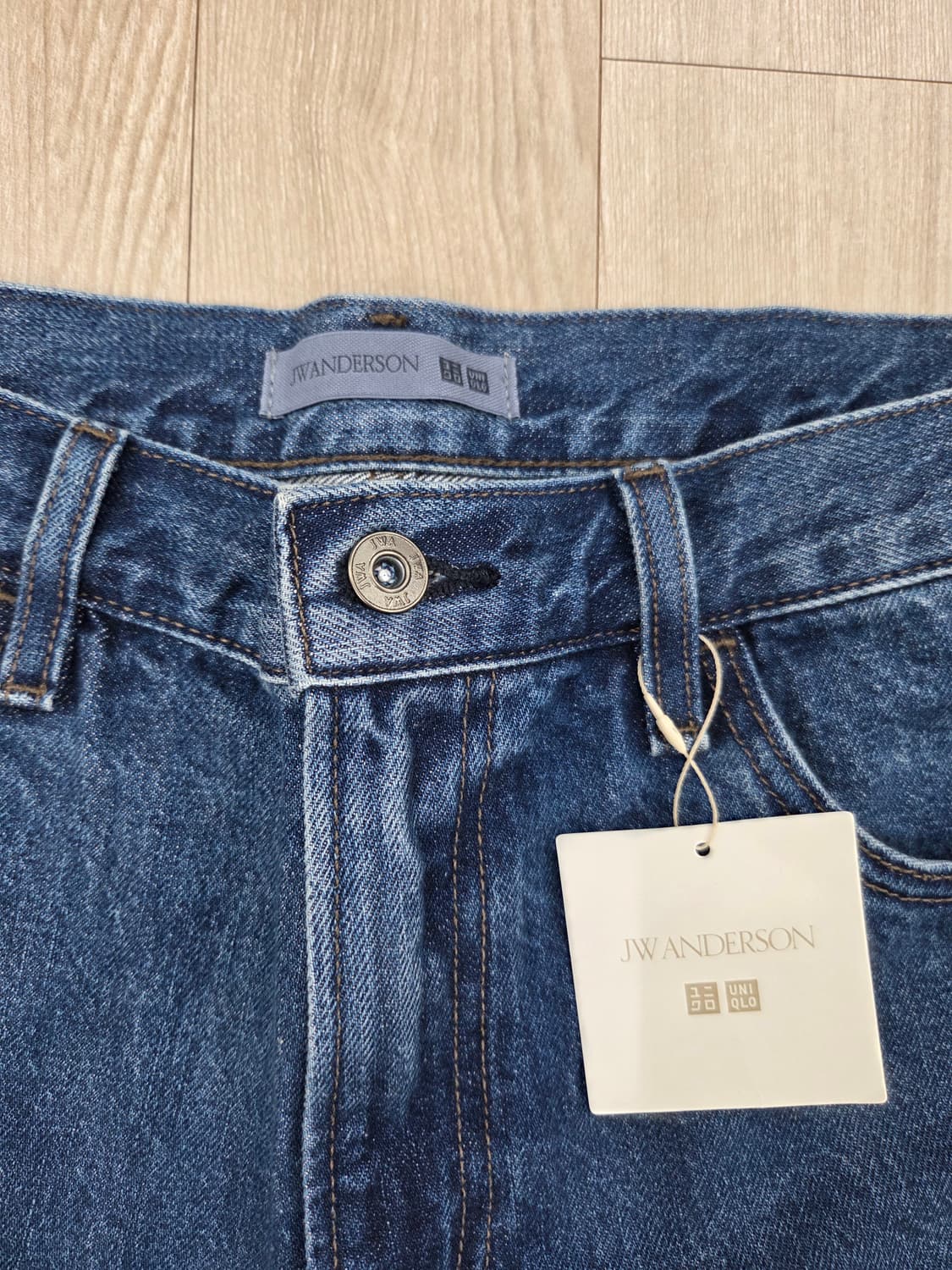 (새상품)유니클로 JWA 앤더슨 스트레이트 진 64블루 32 상품이미지2