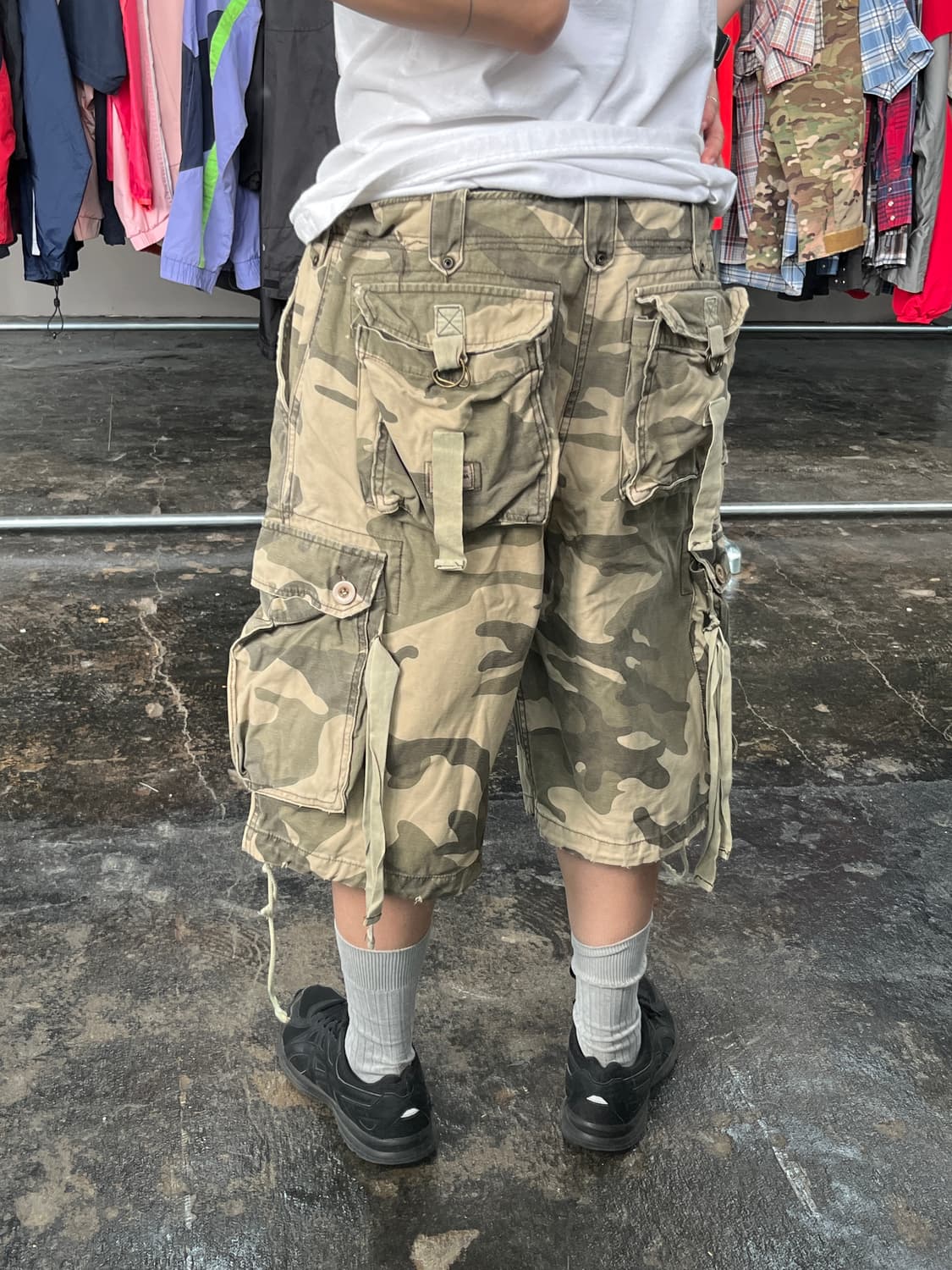 아베크롬비 카모플라주 카고 하프팬츠  상품이미지4