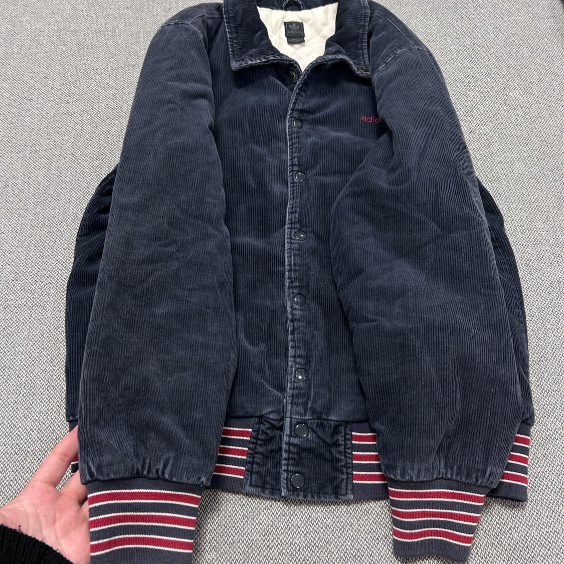 아디다스 올드스쿨 누빔 코듀로이 자켓(105) 상품이미지6