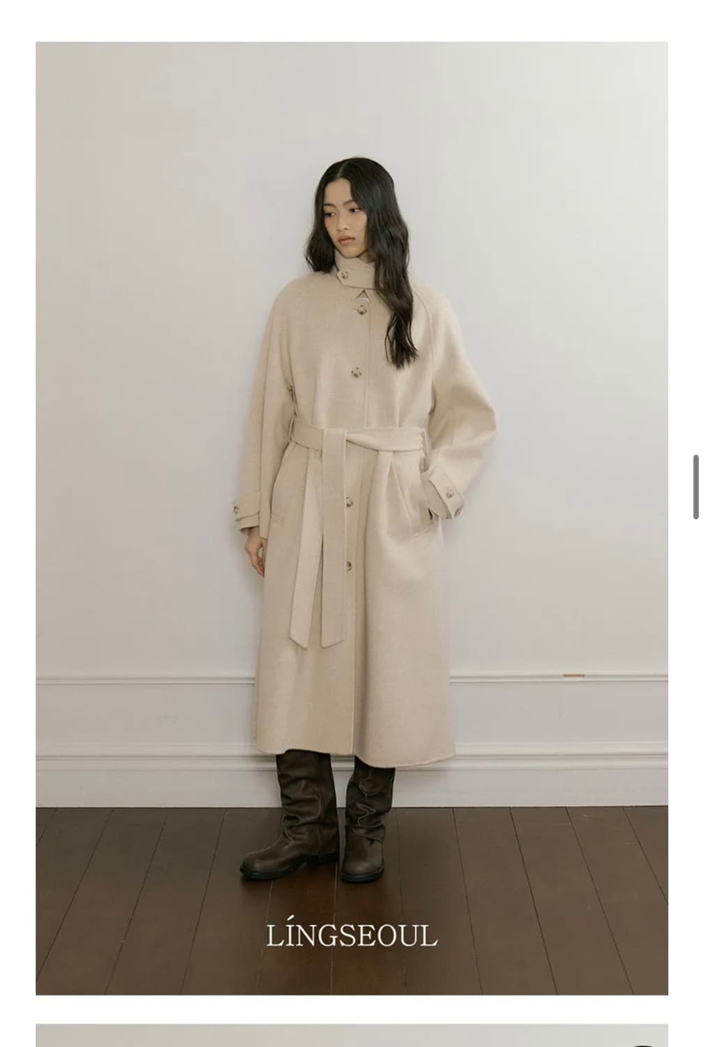링서울 울 핸드메이드 코트 상품이미지5