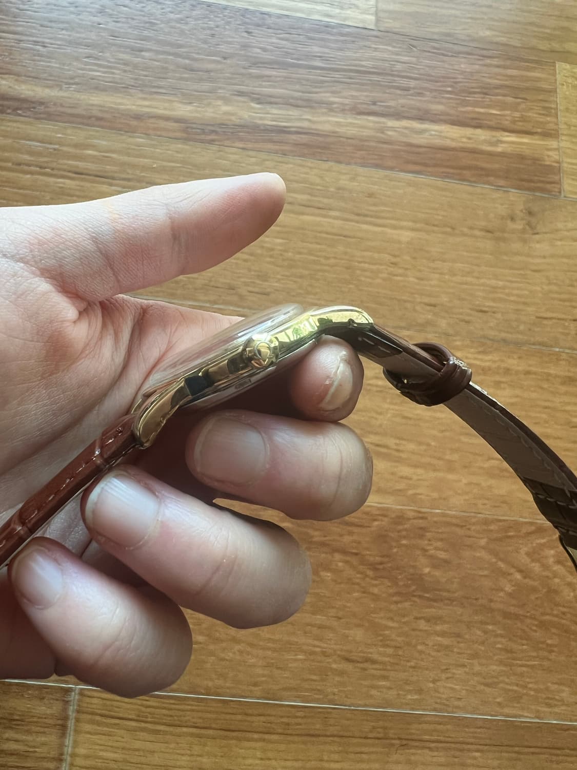 오메가 망치무브 씨마스터 드빌 더블네임 골드캡 오토매틱 상품이미지4