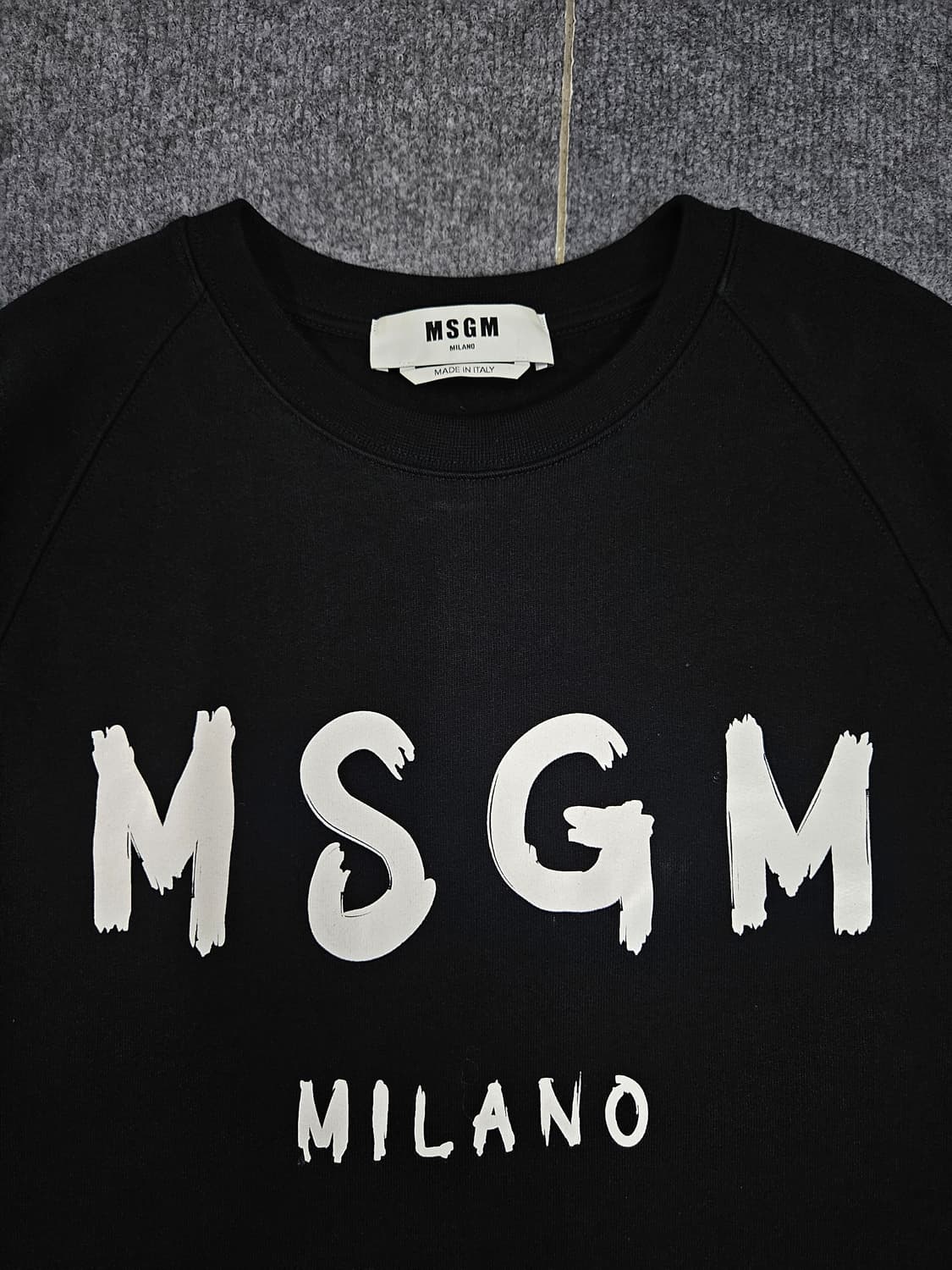 MSGM 브러쉬드 로고 맨투맨 2벌 급처 상품이미지3