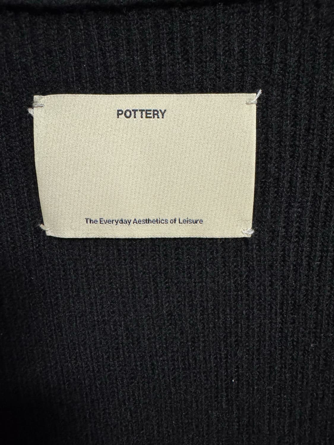 포터리 컴포트 블랙 가디건 사이즈 3(105사이즈) 상품이미지4