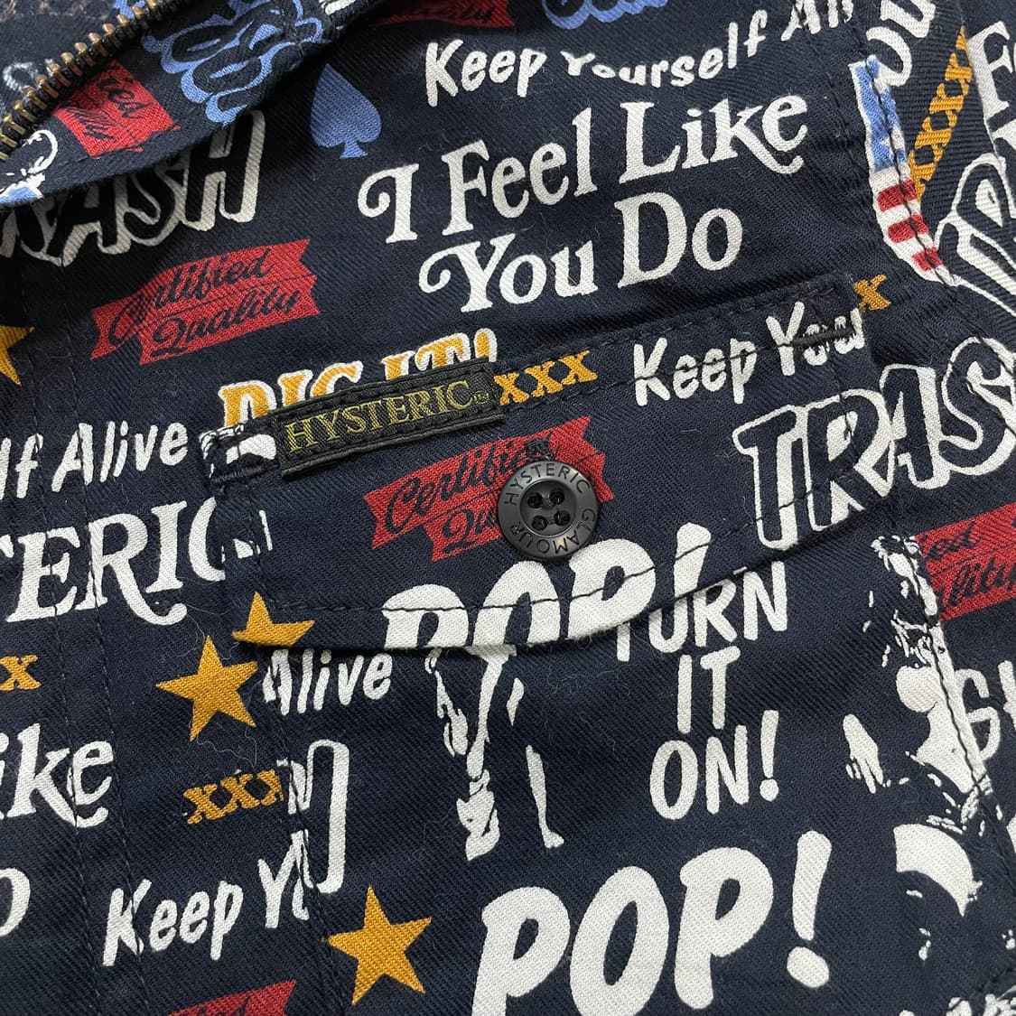 히스테릭글래머 올오버 프린트 후드 자켓 상품이미지5