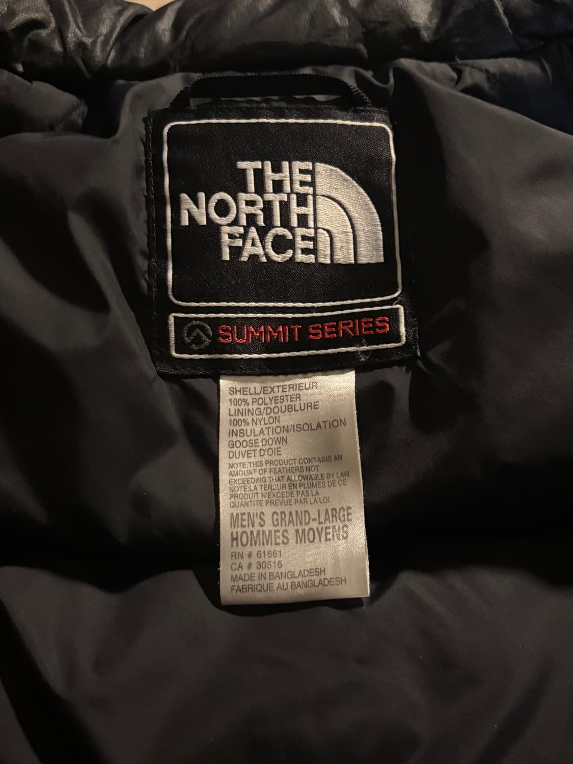 노스페이스 써밋 800 다운패딩(유광블랙) L 상품이미지4