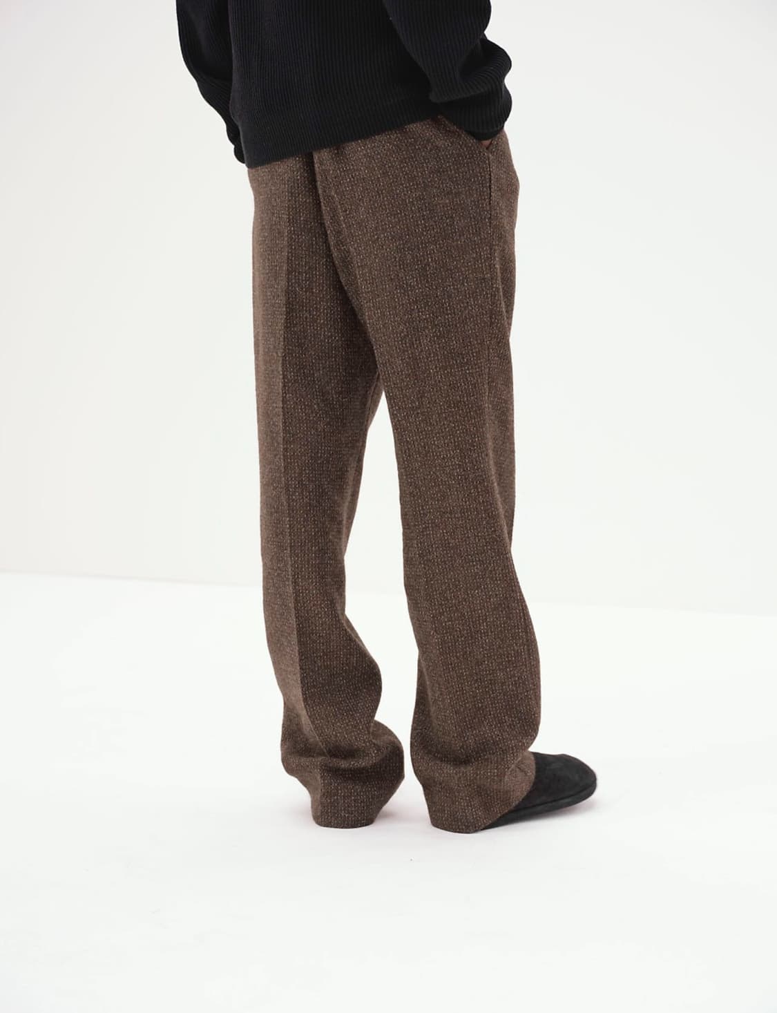 24fw 오라리 라마 셰틀랜드 울트위드 슬랙스 팬츠 5 상품이미지4