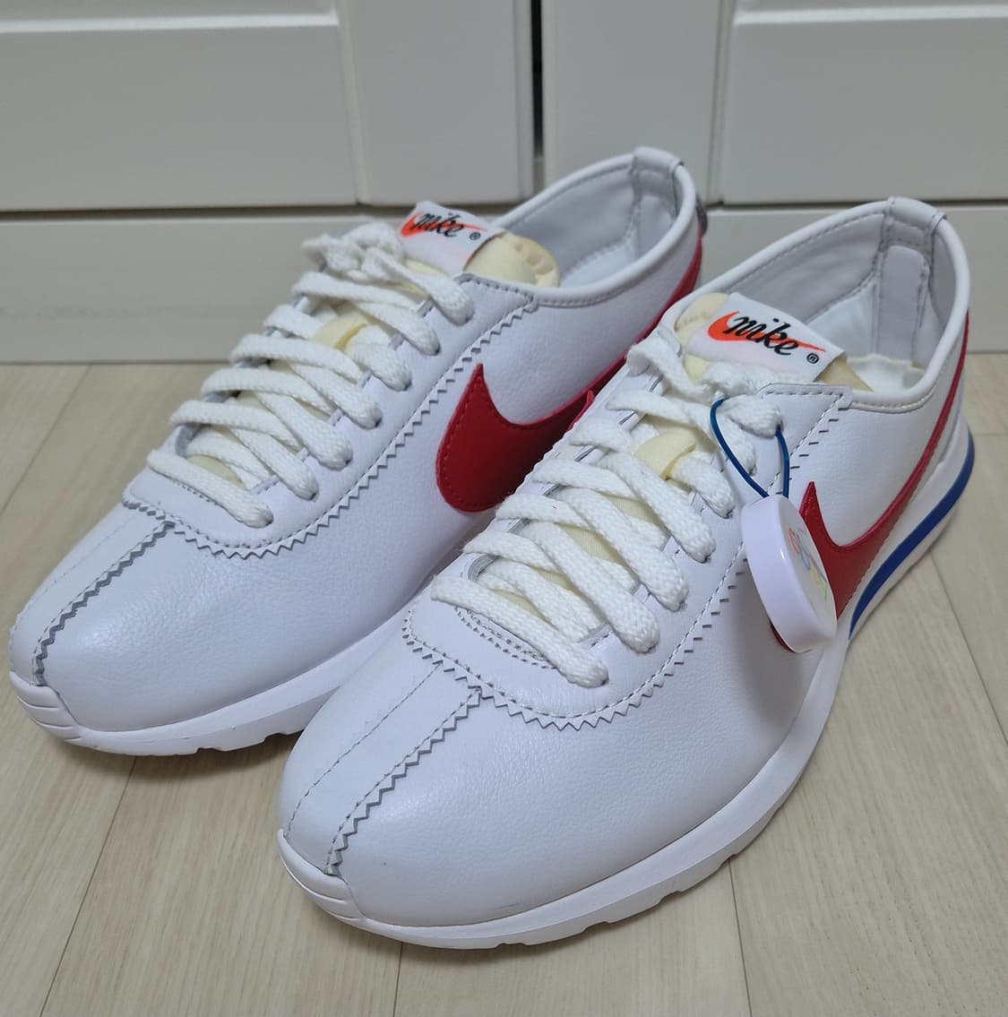 [265] 나이키랩 로쉐 roshe 코르테즈 포레스트 검프 흰빨파 상품이미지2