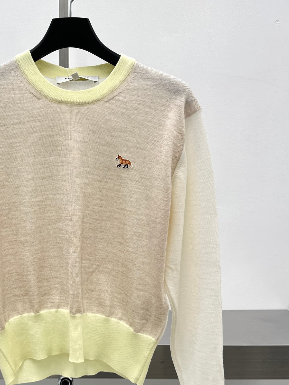 메종키츠네 24SS 베이비폭스 컬러블록 니트  상품이미지5