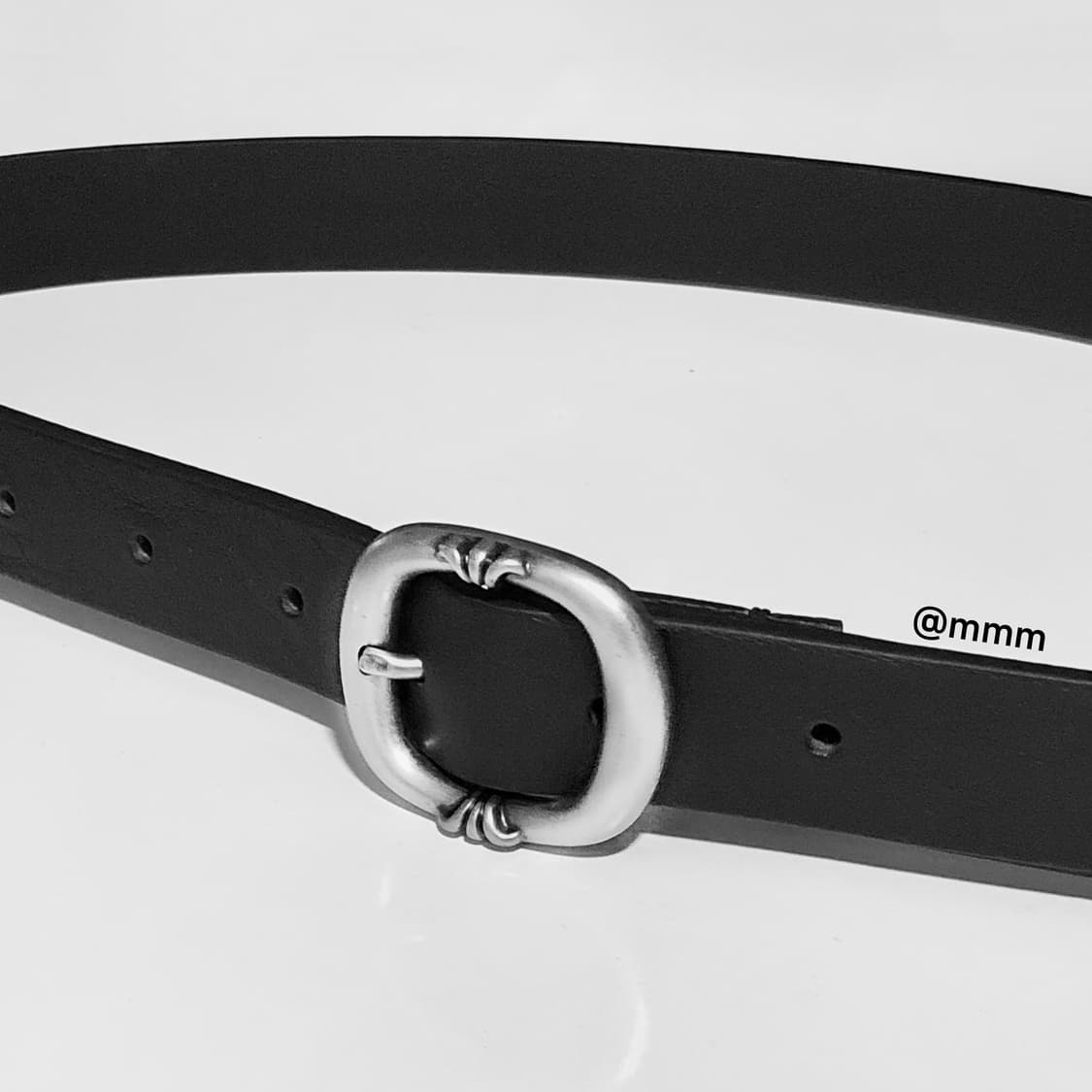 [Unisex] 엔틱 버클 레더 벨트 상품이미지8