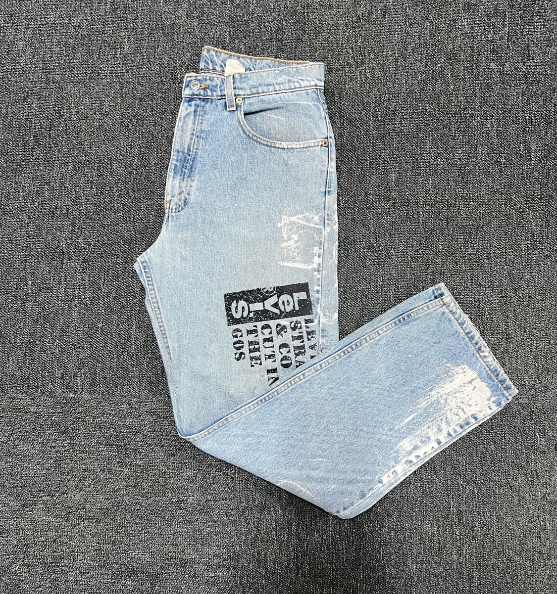 리바이스 501 프린팅 데님팬츠 상품이미지1