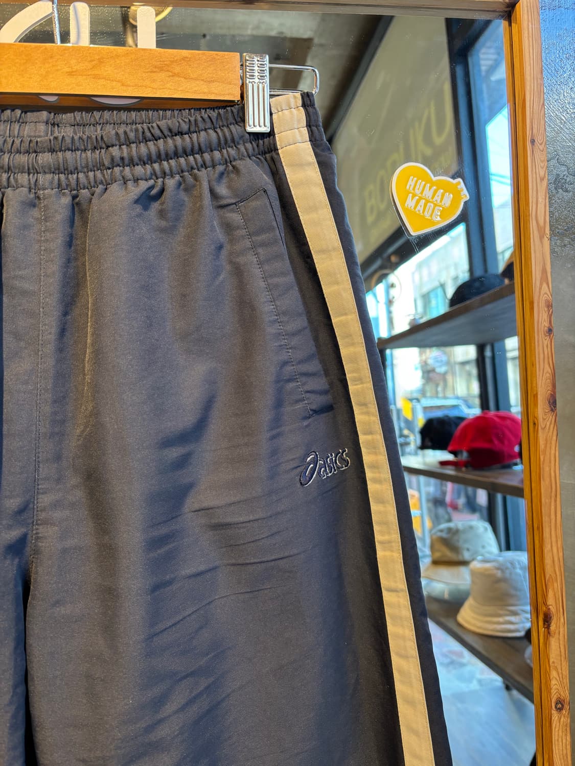 아식스 네이비 트레이닝 팬츠 M 상품이미지3