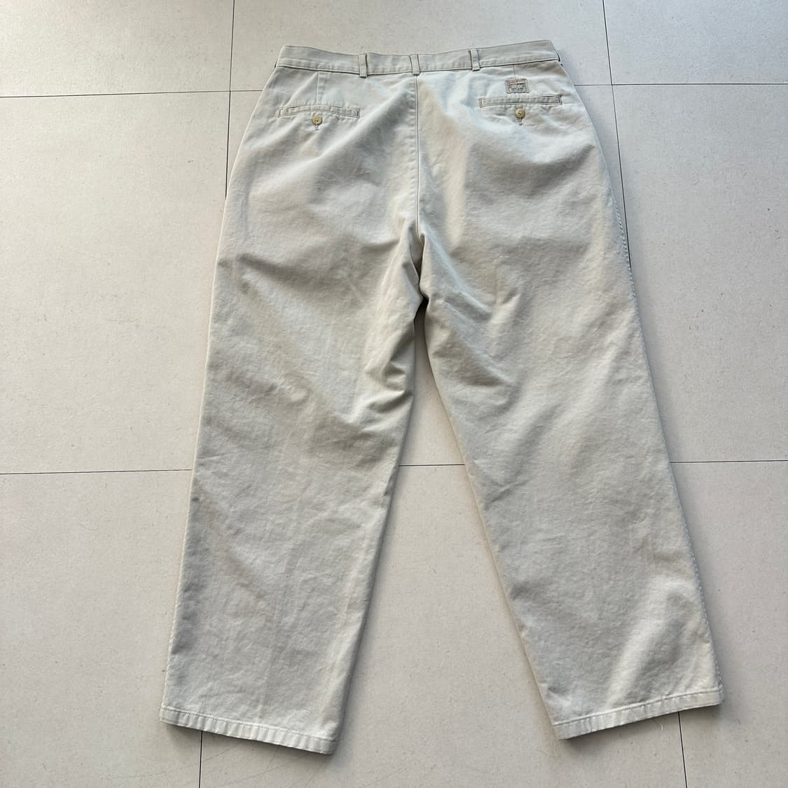 90s 폴로 랄프로렌 어센틱 치노팬츠 베이지 36x30  상품이미지6